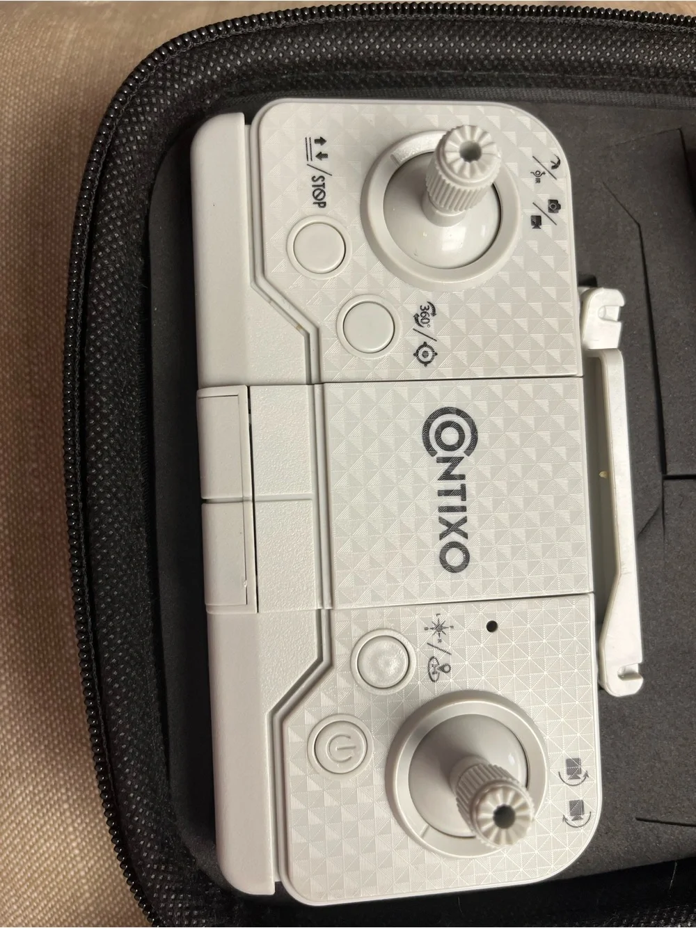 White Foldable Drone with Remote Controller - White